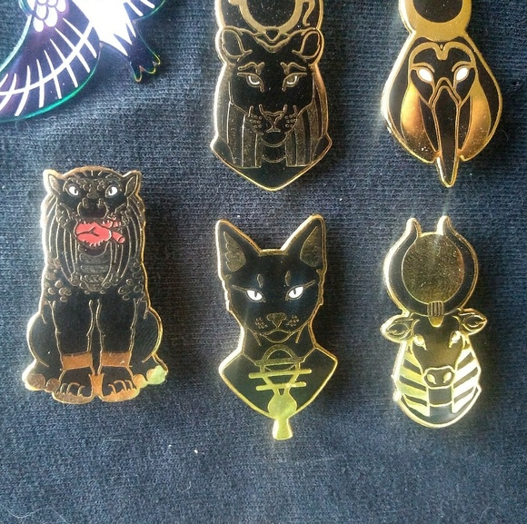 Egyptian Mythology Enamel Pins - Picture 3 of 5